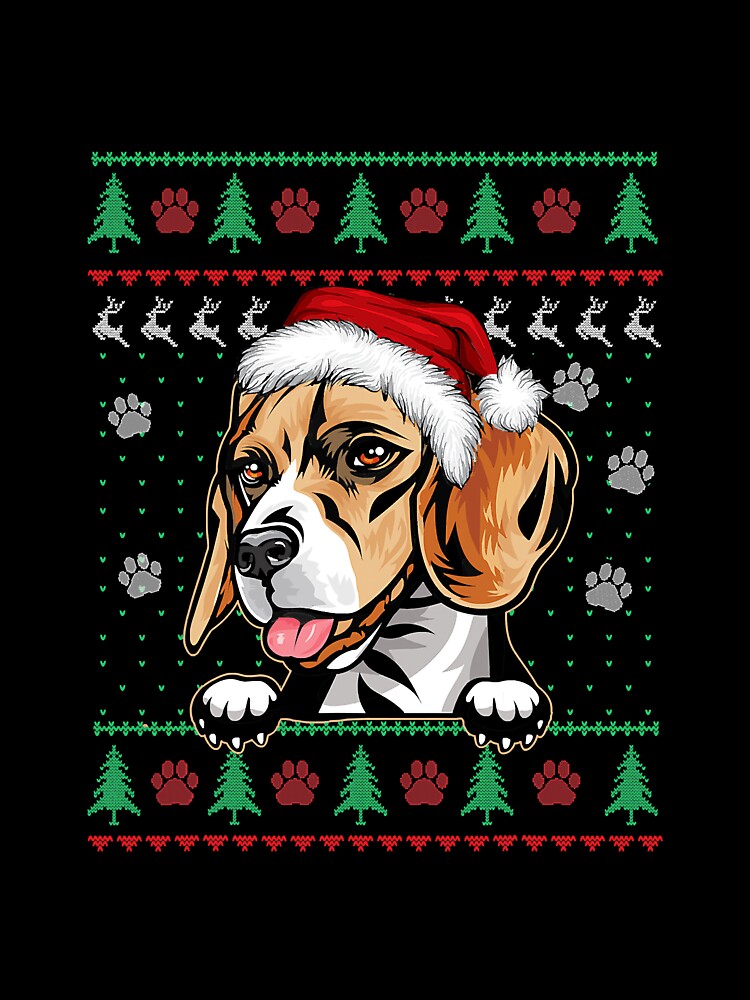 Beagle Christmas Uglyer Dog Xmas by gonzales6422