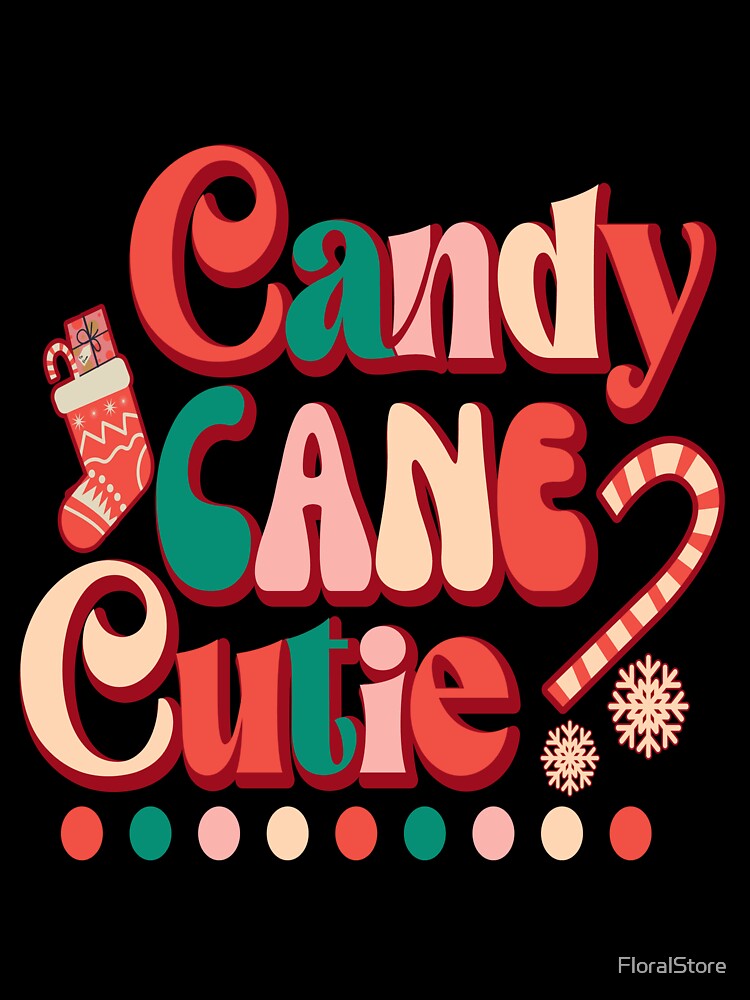 Candy cane cutie - Christmas Holiday Gift by FloralStore