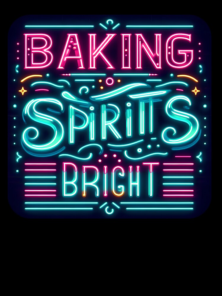 Baking Spirits Bright, typography by maxmaj