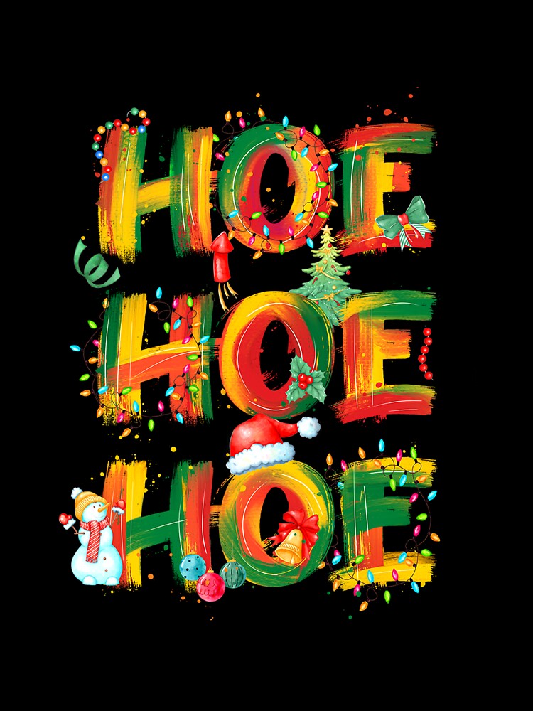 Ugly christmas sweater sweatshirt Hoe Christmas Season! by MerchandClothes