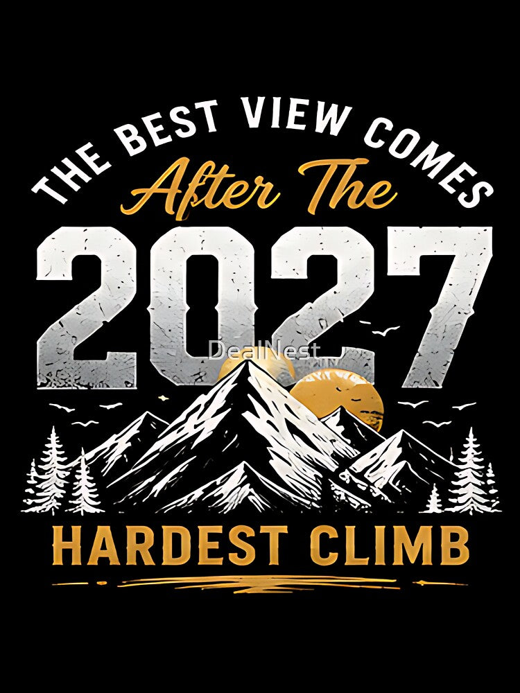 After 2021 hardest climb motivational poster by DealNest
