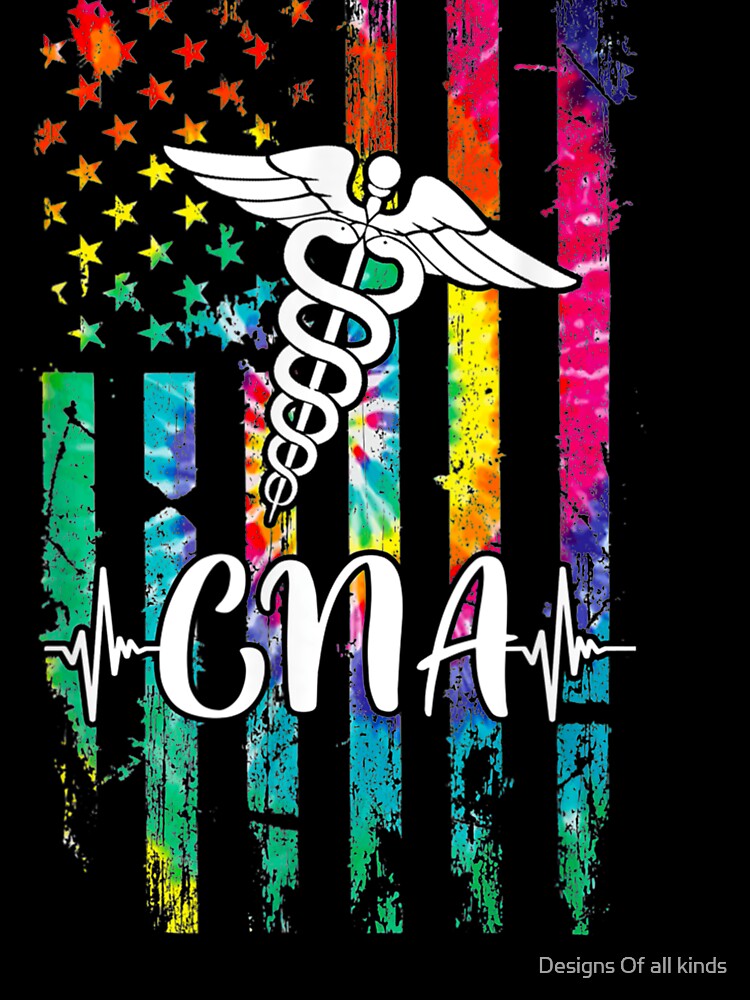 CNA colorful flag - CNA Nursing by Designs Of all kinds