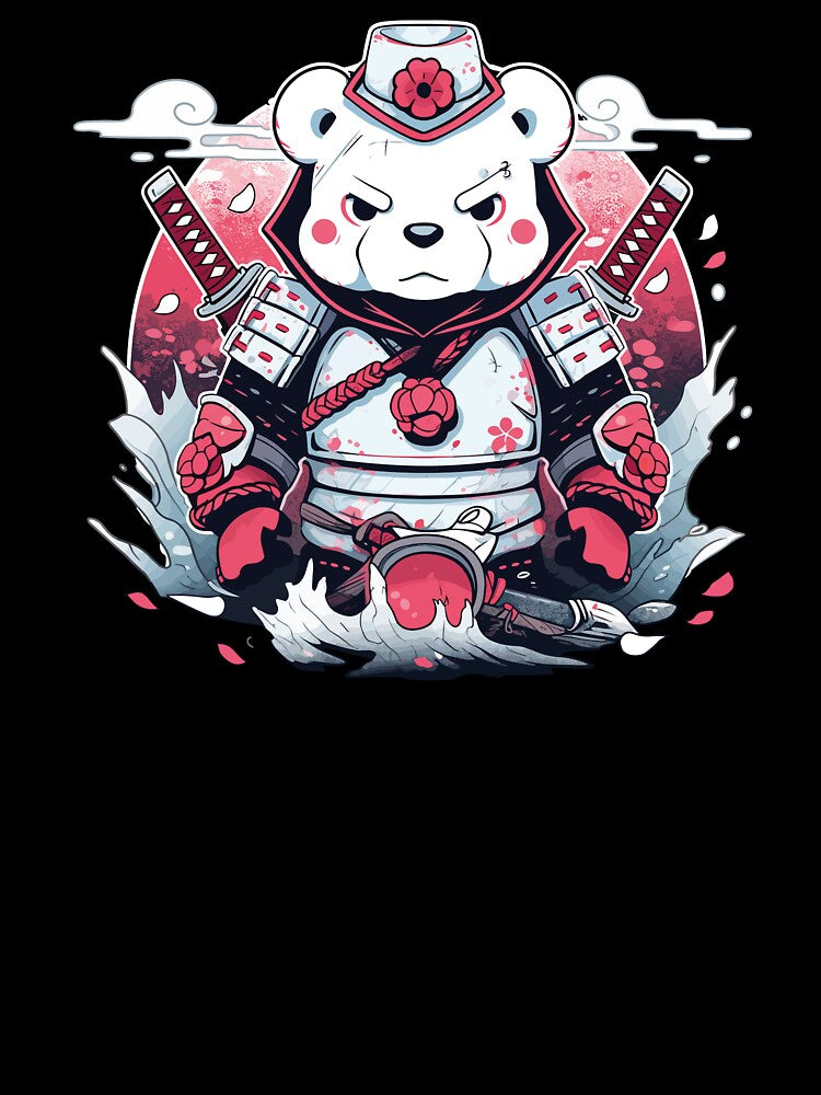 Kawaii Samurai Polar Bear by FurFashion