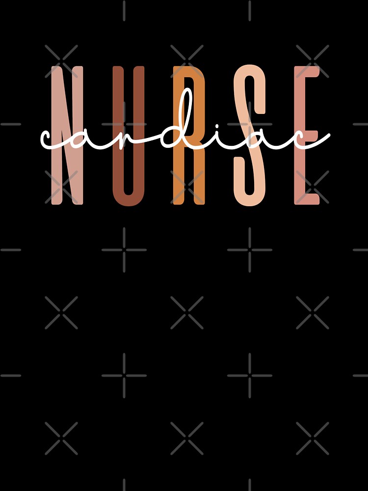 Black Strong Cardiac Nurse Melanin African Medical Nurses by JRRTs