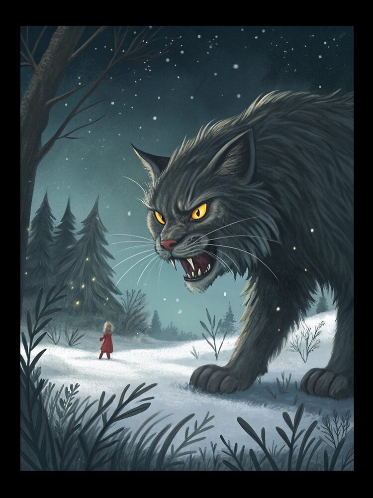 Jólakötturinn (Yule Cat) 29 by AIfolklore
