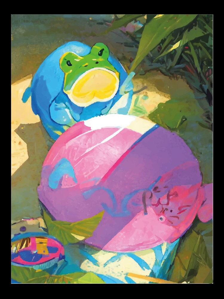 Frog watercolor illustration by sobbing-lola