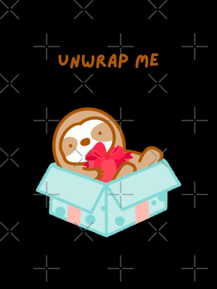 Unwrap Me Christmas Gift Sloth by theslothinme