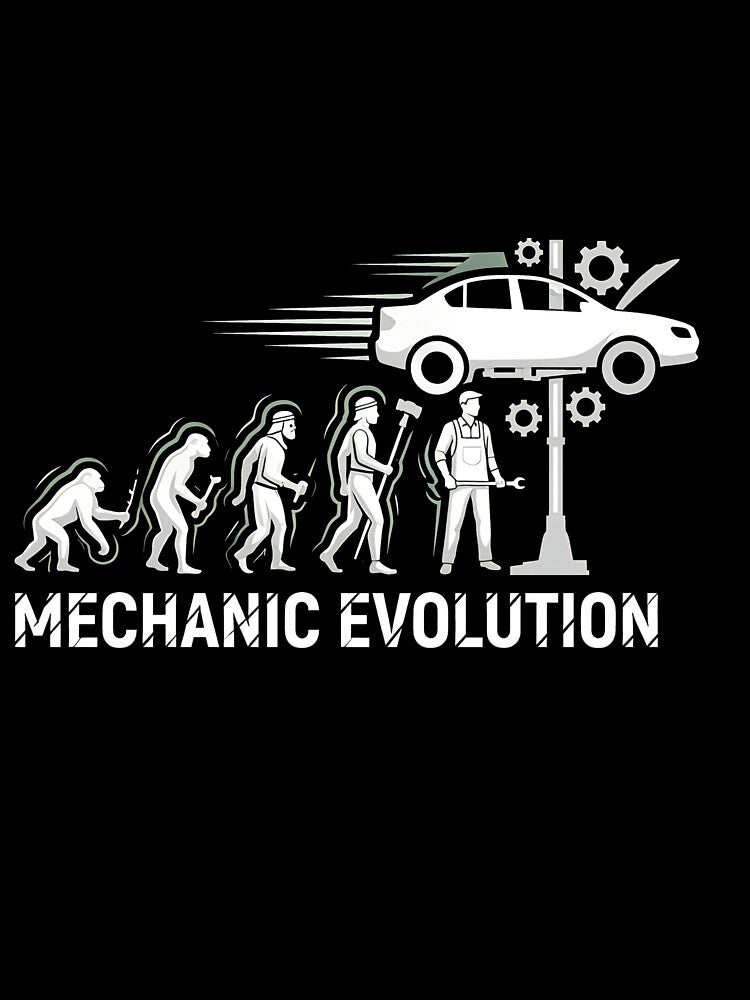Mechanic Evolution Funny Car Repair Tool Wrench by Polycarz