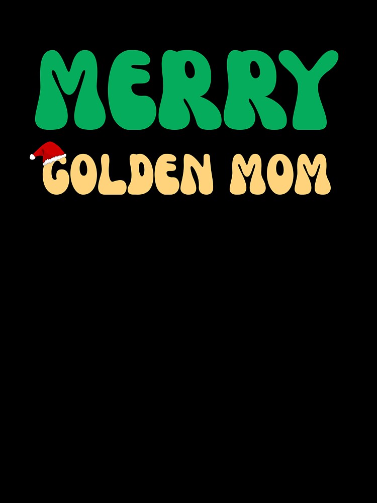 Trendy Merry Golden Mom Christmas Retriever Dog by mumchaosdesigns