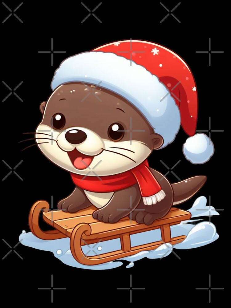 christmas sea otter by Animalia-
