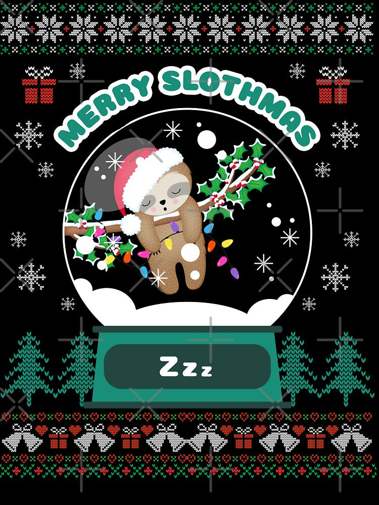 Merry Slothmas Snowball by bohefy