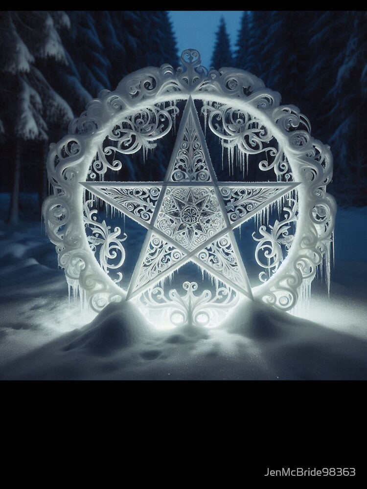 Filigree Ice Pentacle by Jennifer McBride