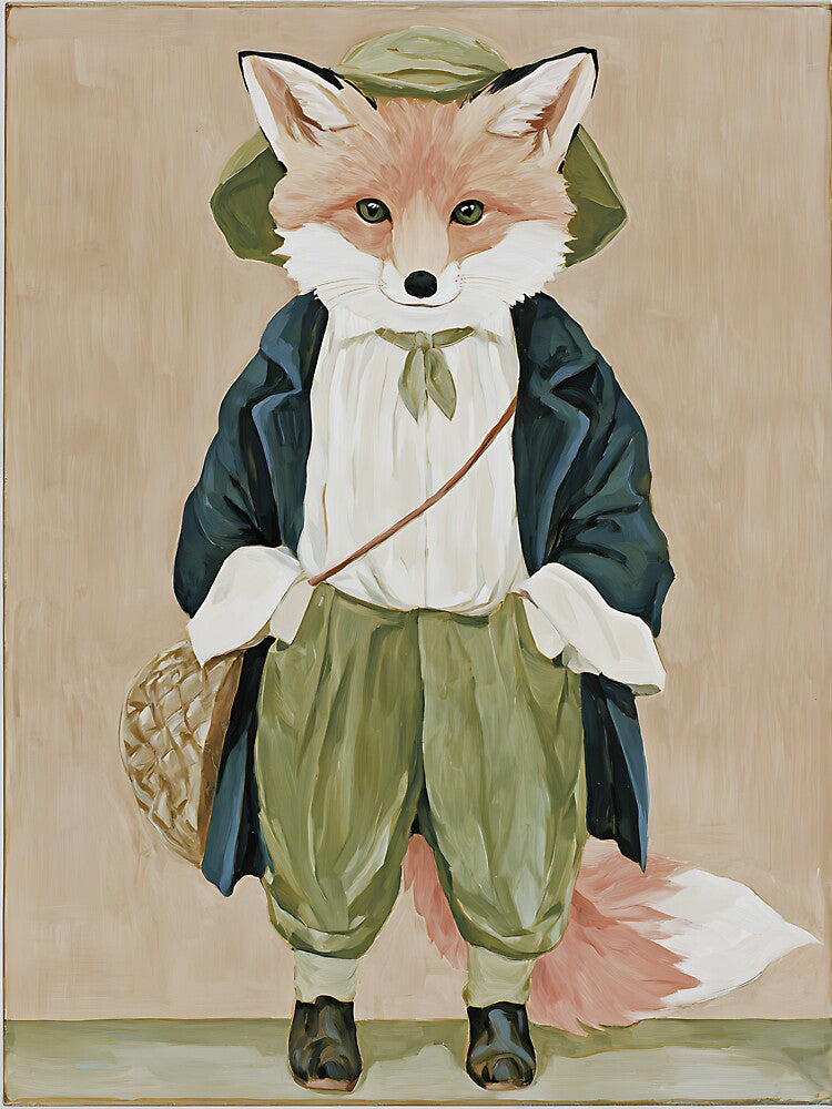 The Whimsical Cottagecore Fox by bapupa