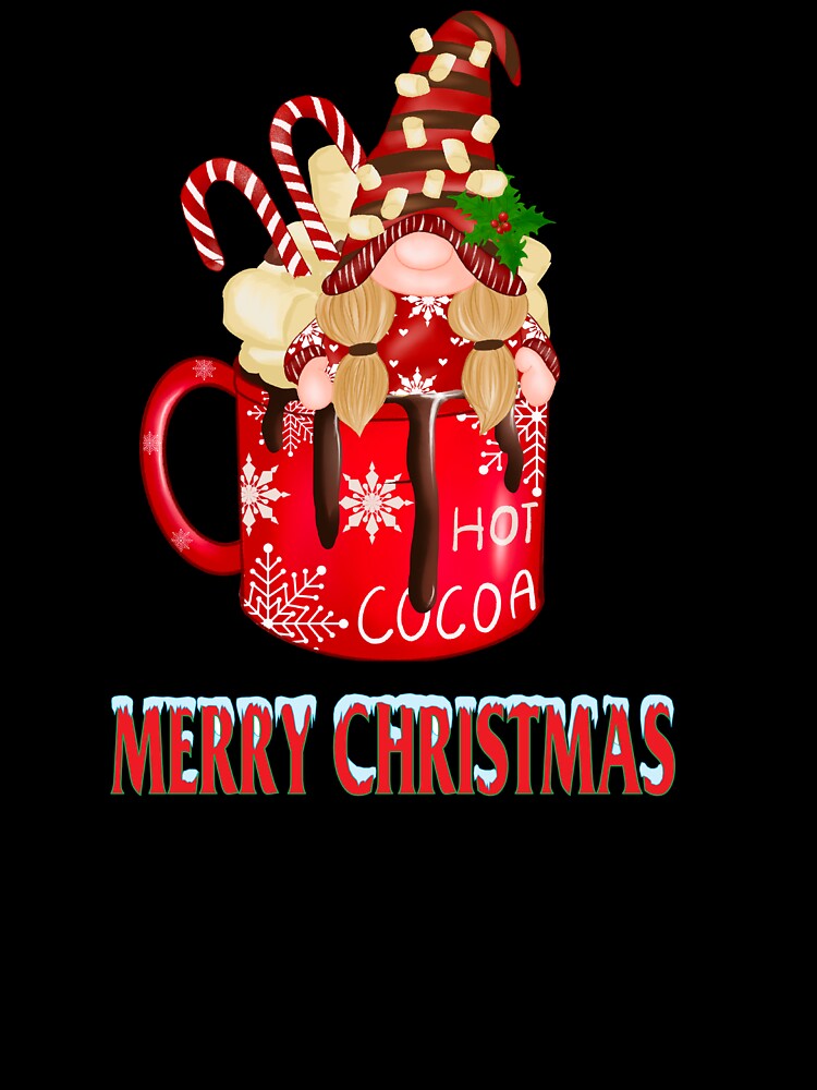 Christmas Approaching, Cute Gnome in Coffee Cup Christmas Sweatshirt, tshirt christmas, funny Christmas Sweater, Christmas Hot Cocoa, by moderncrazeshop