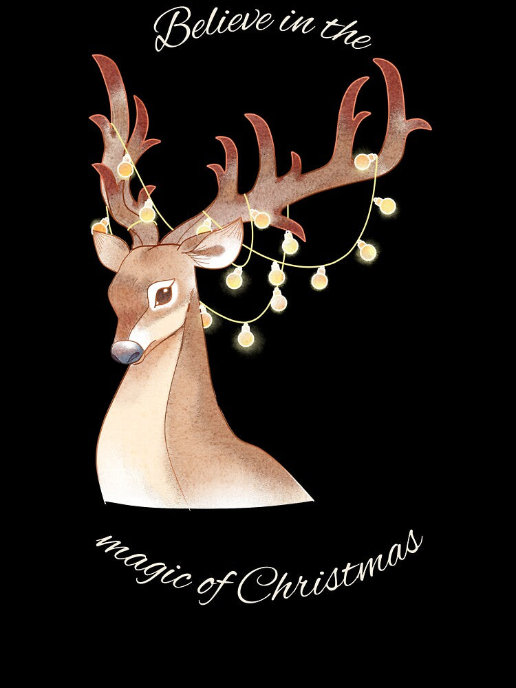 Believe in the magic of Christmas white font by SushiAnn