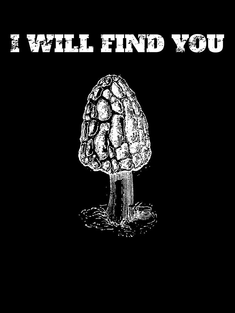 Morchella mushroom fungi morel Retro Vintage by Jeangel97