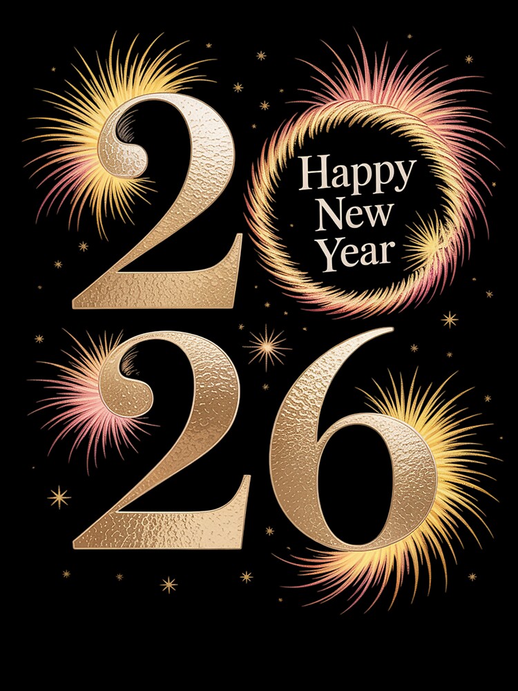 New Year 2026 Fireworks - Happy New Year 2026-Photoroom by NeomiStoreSS