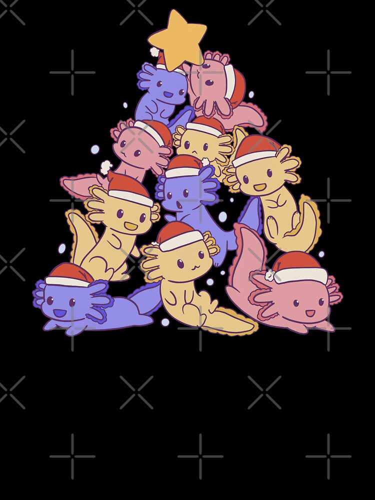 Axolotls Christmas Tree I by Lemon Pepper
