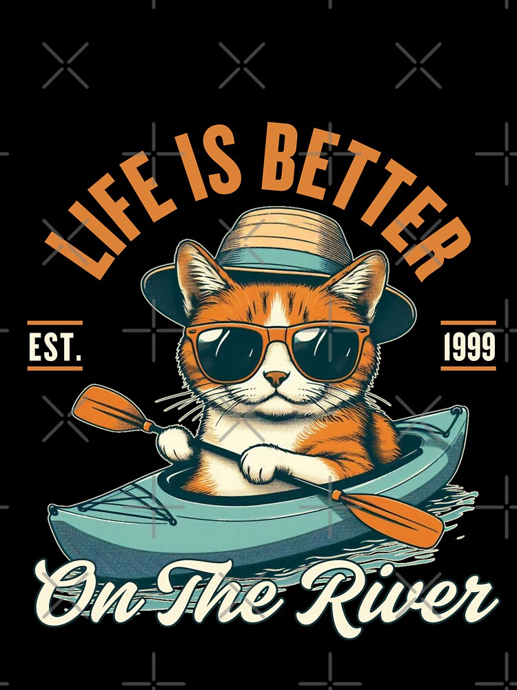 Canoe cat on the river by Peerless-Prime