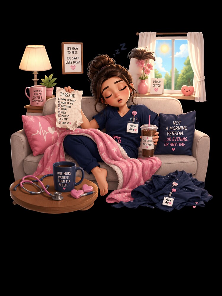 "Planned My Day Off, Slept Through It"  Funny Nurse Quote, Exhausted Nurse Gift, Night Shift Humor by Nurse Craft Studio