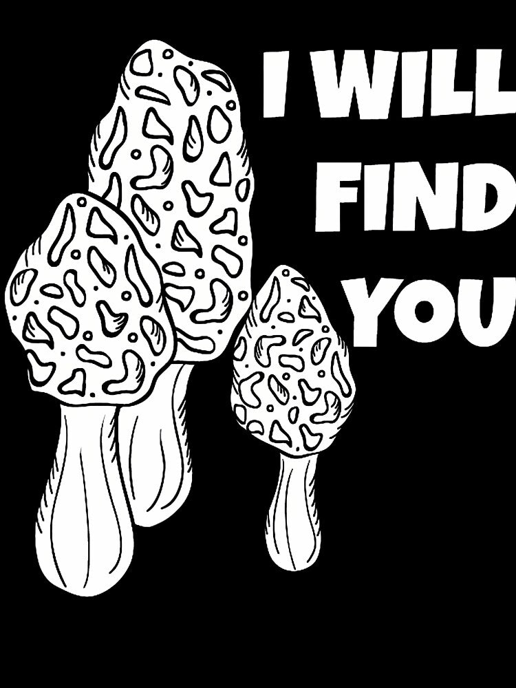 Hunting Morel Mushroom Foraging Mycology For Women Men by DeniseGetrude