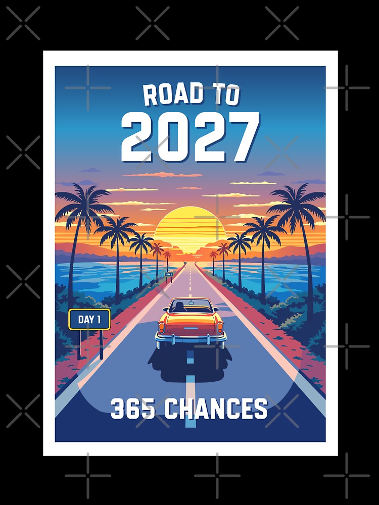 Road to 2027 - Retro Sunset Road Trip California by ProjetF