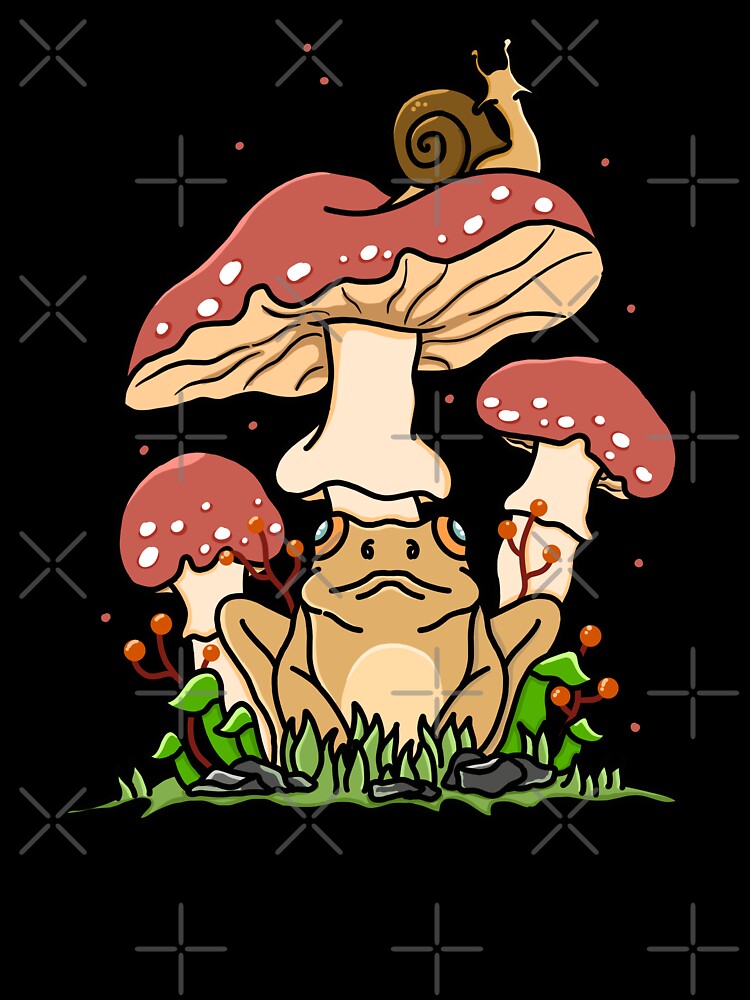Mushroom Frog Snail by Kimprut