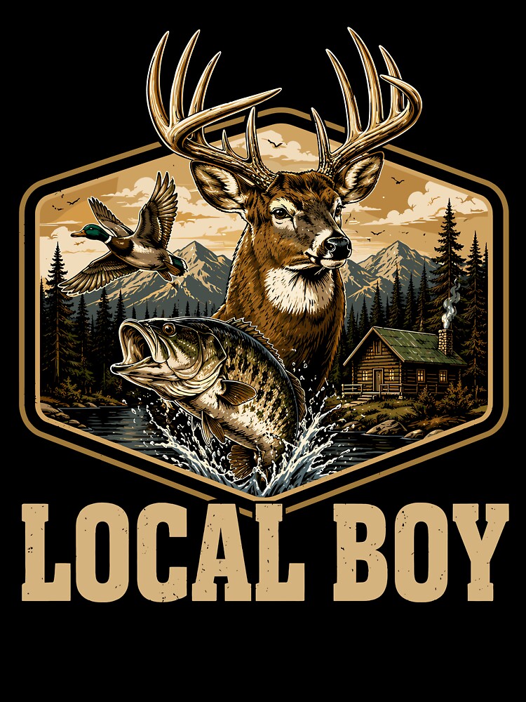 Local Boy Funny Hunting Dog Hunting Season by gordonbwyashop