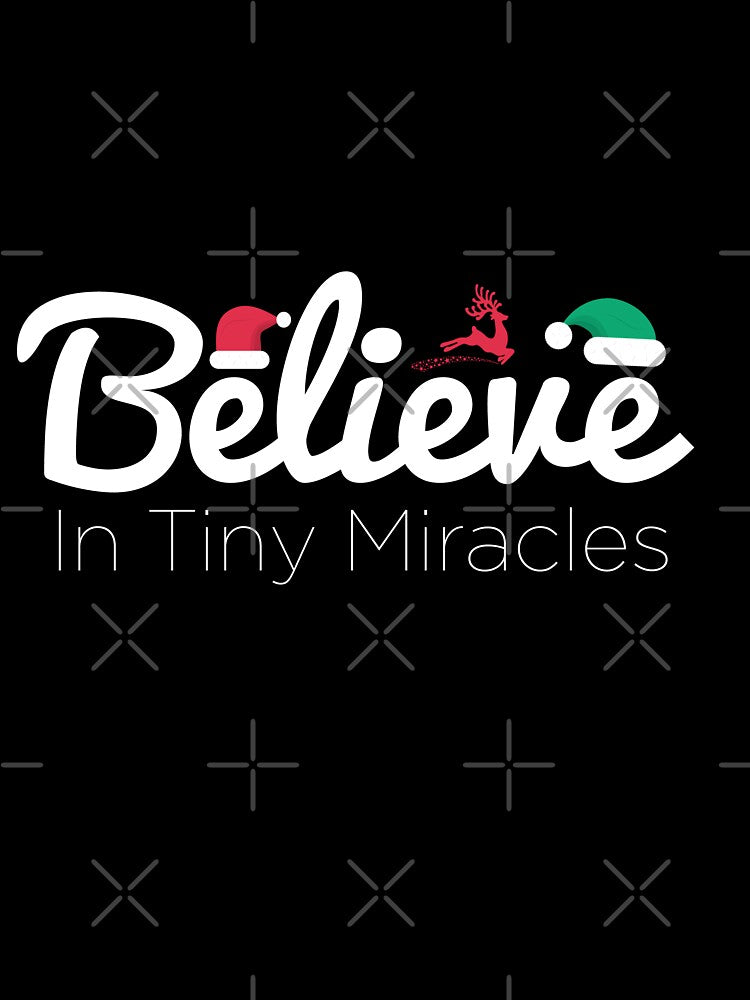Christmas Nurse Believe In Tiny Miracles -Christmas Pajamas Family Matching by zakibenj