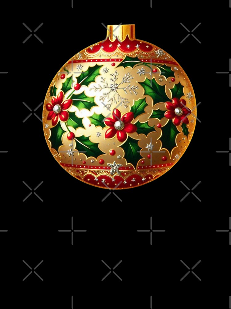 Christmas Tree Ornament by Myra365Art
