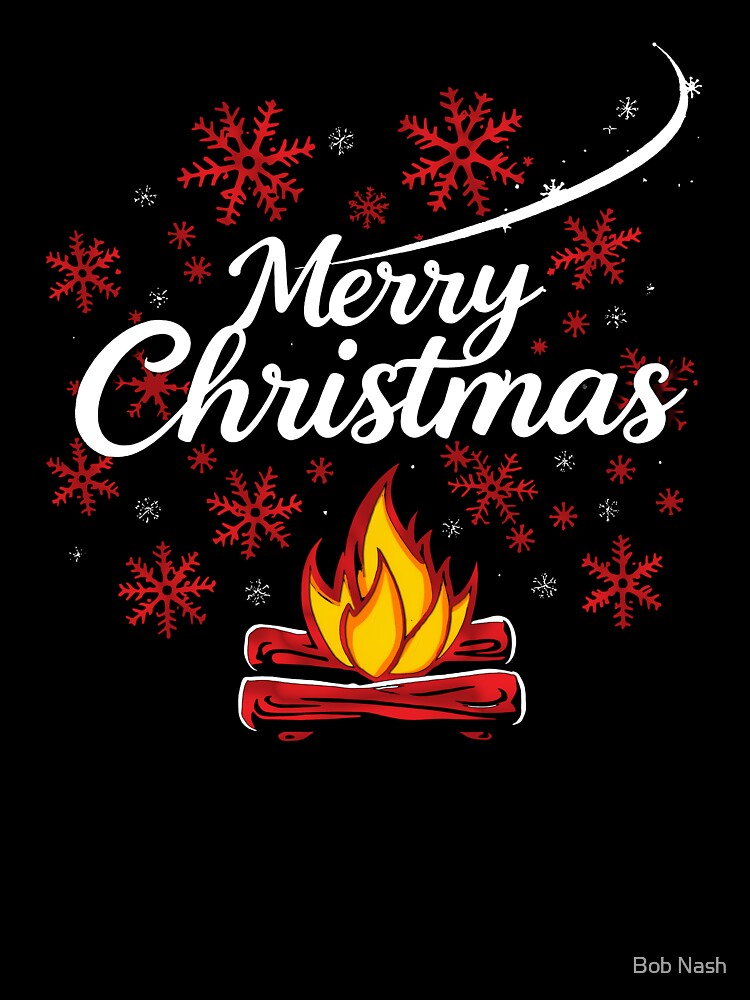 Merry Christmas  yule log by Bob Nash