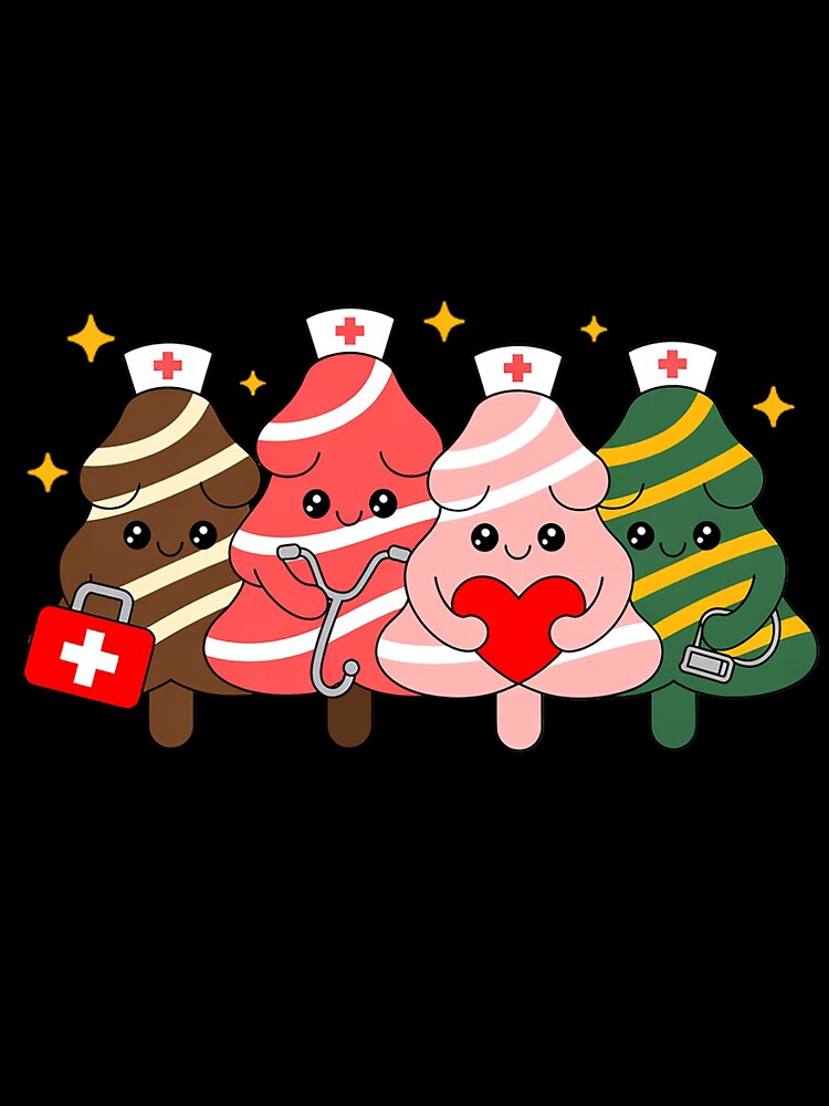 Christmas Nurse Tree Cake Emergency Christmas RN ER ICU by marcusry