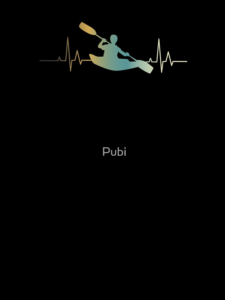 Kayak Heartbeat Kayak Paddling Canoe Watersports by Pubi