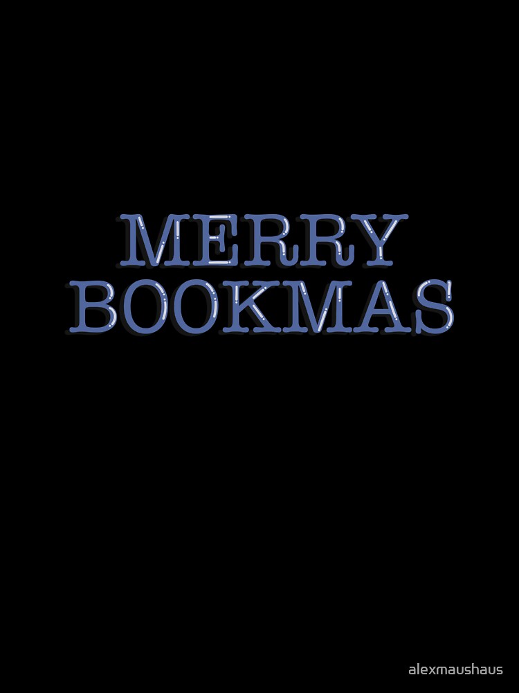 Merry Christmas Retro Neon 90s Bookish Christmas by alexmaushaus