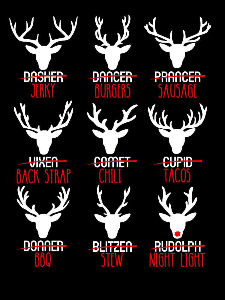 Christmas Deer Bow Hunting Meat Santa Reindeer Hunter Xmas by taaddison50