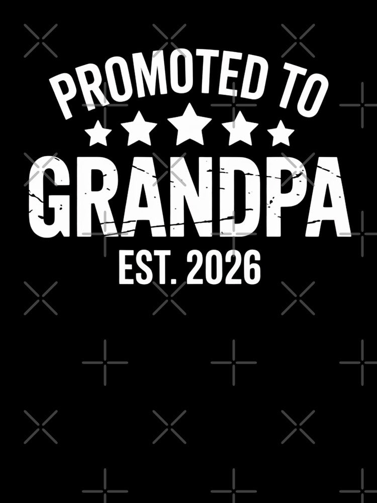 Promoted to Grandpa Est. 2026 | Grandpa Announcement Gift by Gogetgiggles
