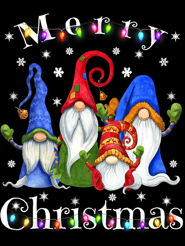 Gnome Christmas Pajamas   Garden Gnome Merry Christmas by AndreusToyota