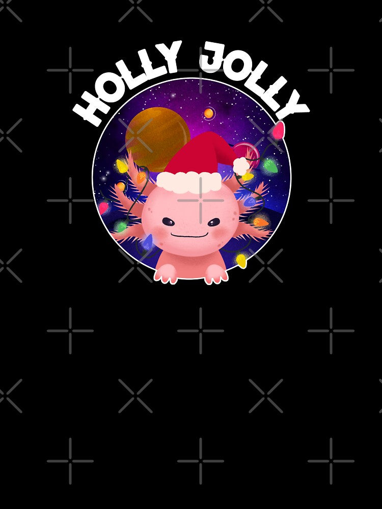 Christmas Axolotl by HappyIke
