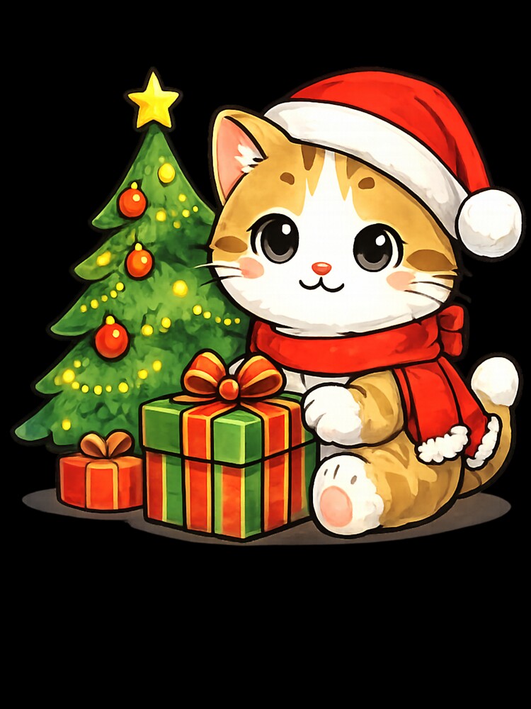 Christmas Cat Design by StyleBloomes