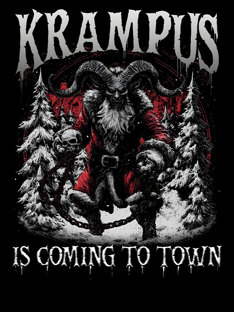 Krampus Is Coming To Town Gothic Christmas by PatelCarol
