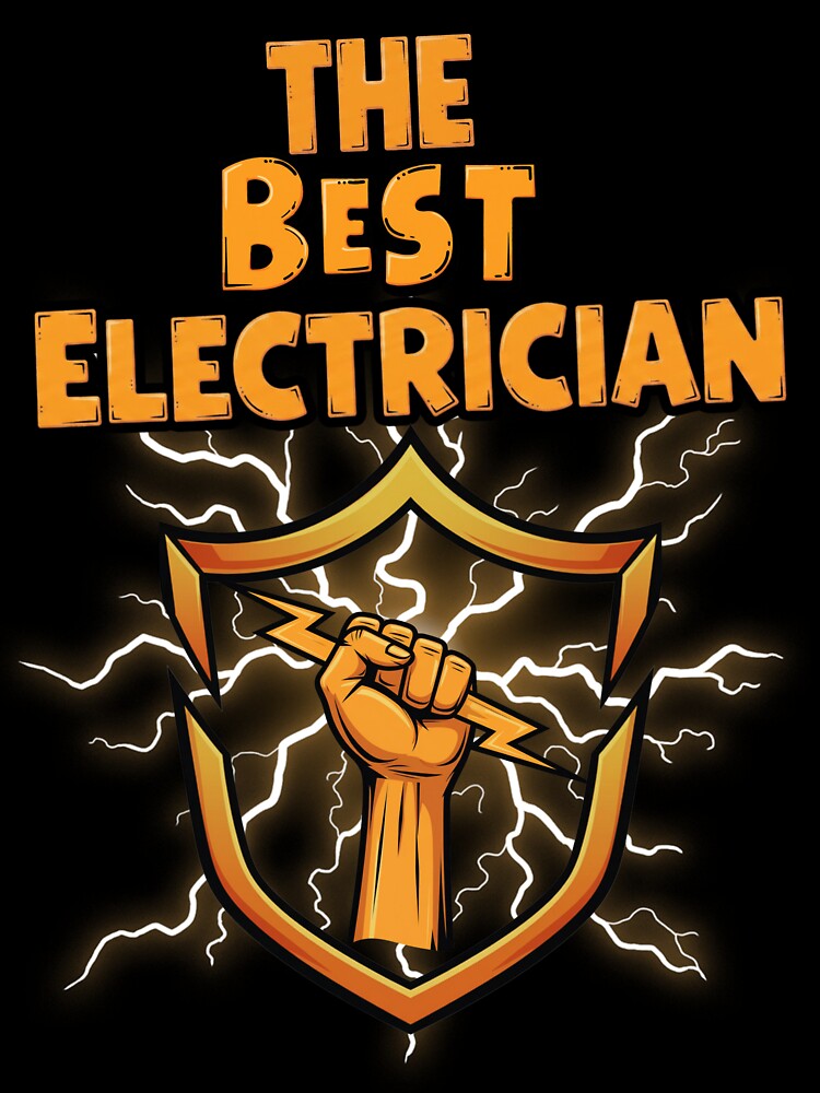 The Best Electrician Shield Design – Electrician Gift Idea by Operator Style Wear