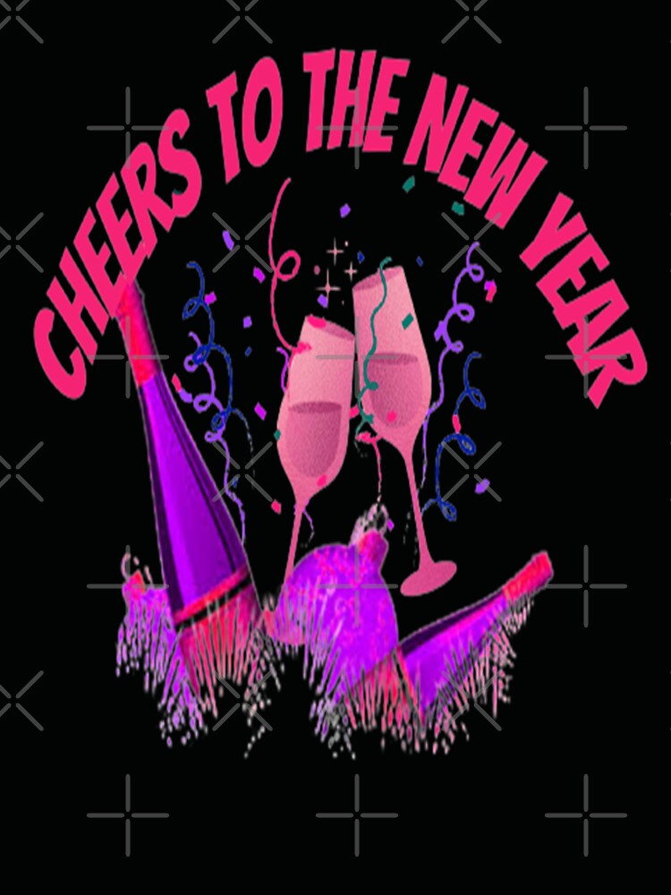 Cheers to the New Year Lettering Design,2, Howdy New Year, New Years Celebration, New Years Eve Countdown by Adri Barnard