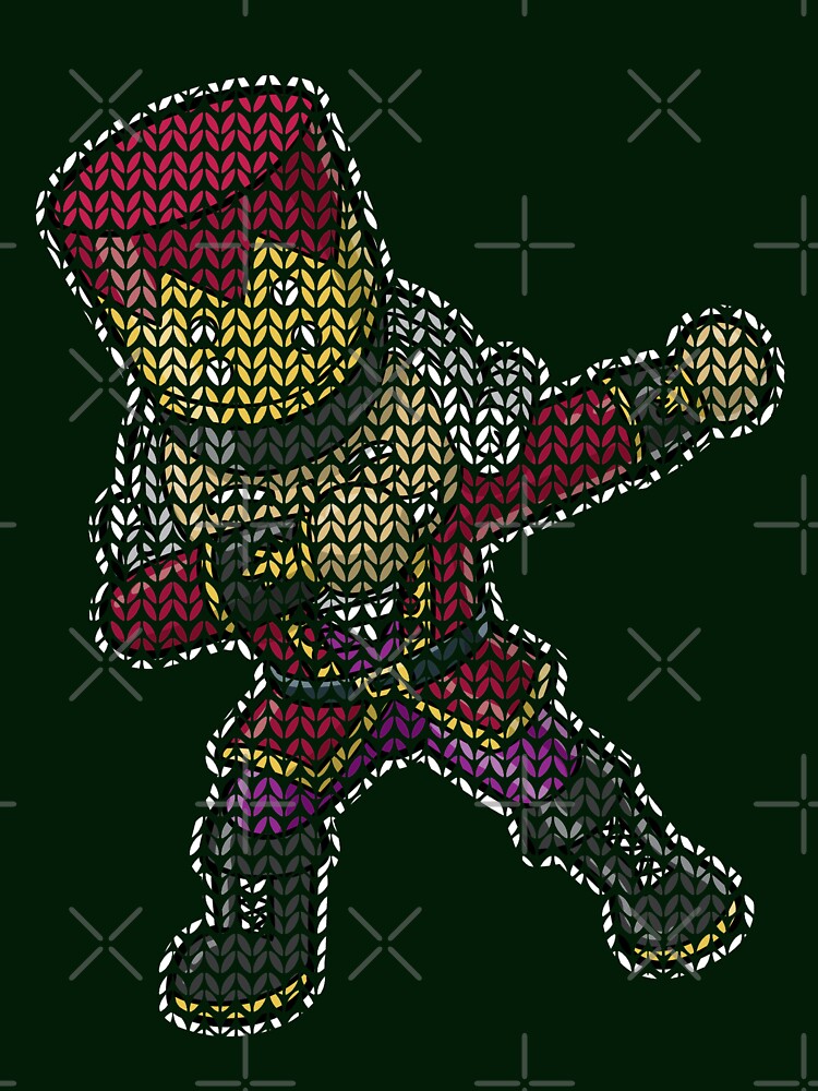 Dabbing Christmas Nutcracker Knit by frittata