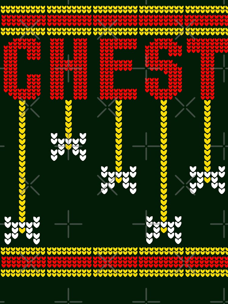 Chestnuts Couples Christmas Ugly Sweater T-shirt - Chest by ravishdesigns
