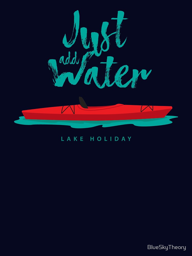 Just Add Water Kayak - Lake Holiday - Red by BlueSkyTheory