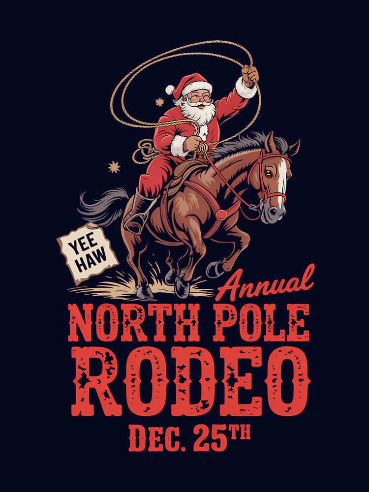 Rodeo Cowboy Santa Country Christmas by gourpmerzihd