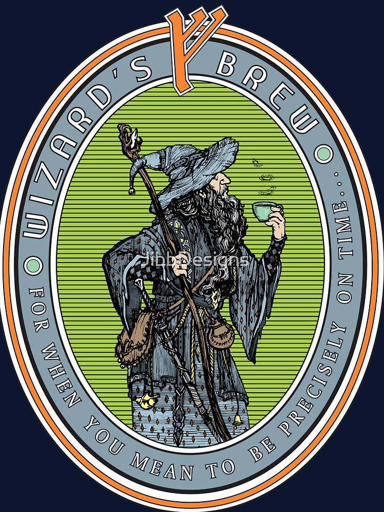 Official Wizard's Brew Logo shirt by JibbDesigns
