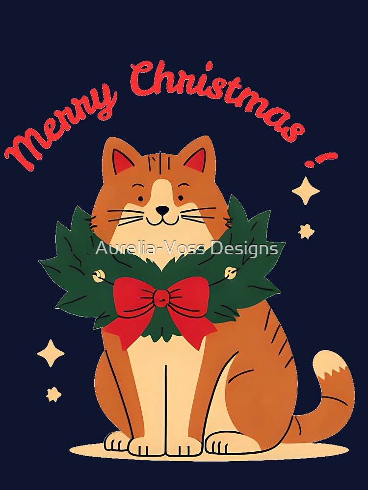 Christmas Cat by Aurelia-Voss Designs
