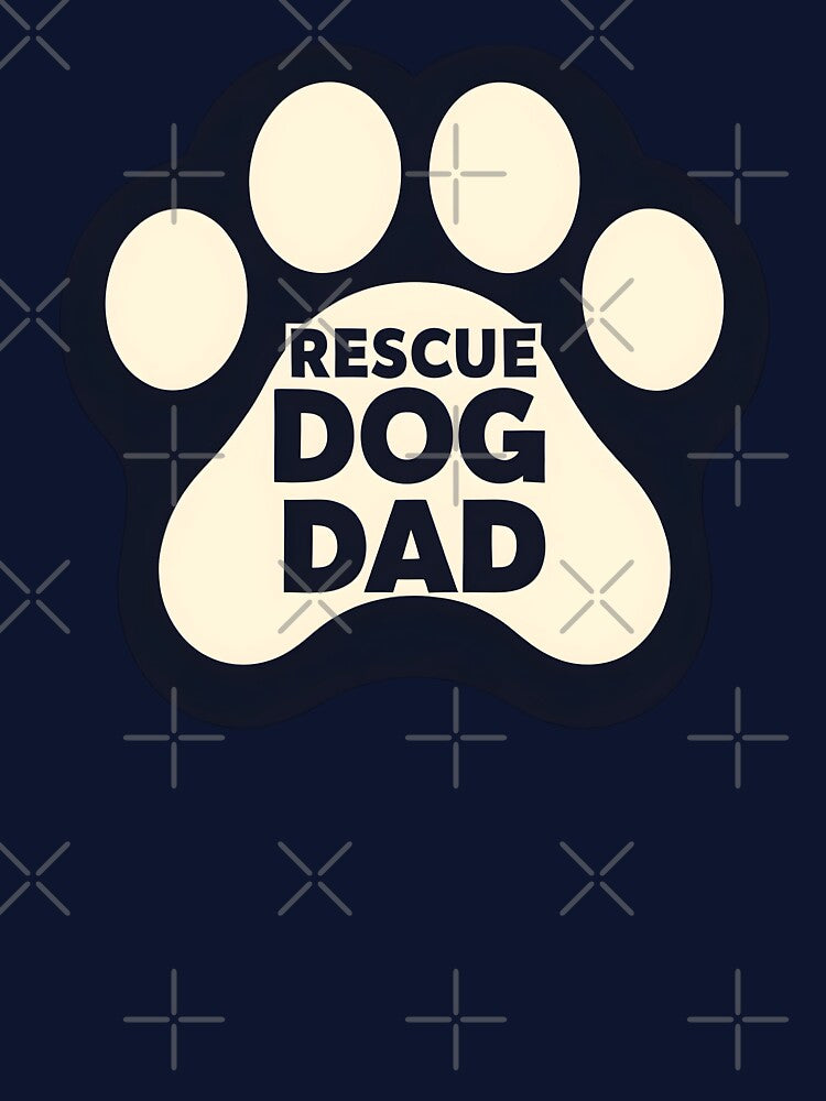 Dog Dad – Retro Sunset Dog Lover Design - Adopt don't shop II by brindled