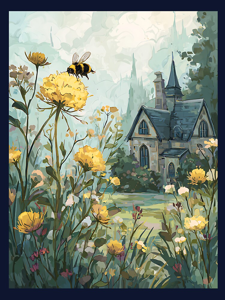 Charming Cottagecore Busy Bee by bapupa